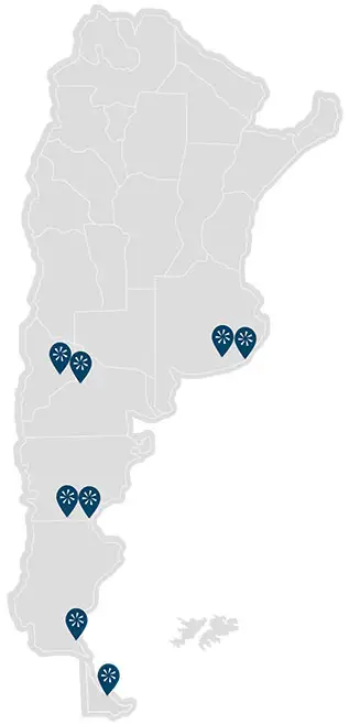 Mapa con bases DPI